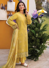 Florence By Rang Rasiya Embroidered Lawn 3 Piece Unstitched Suit RR25FS D-07 MEHARMAH